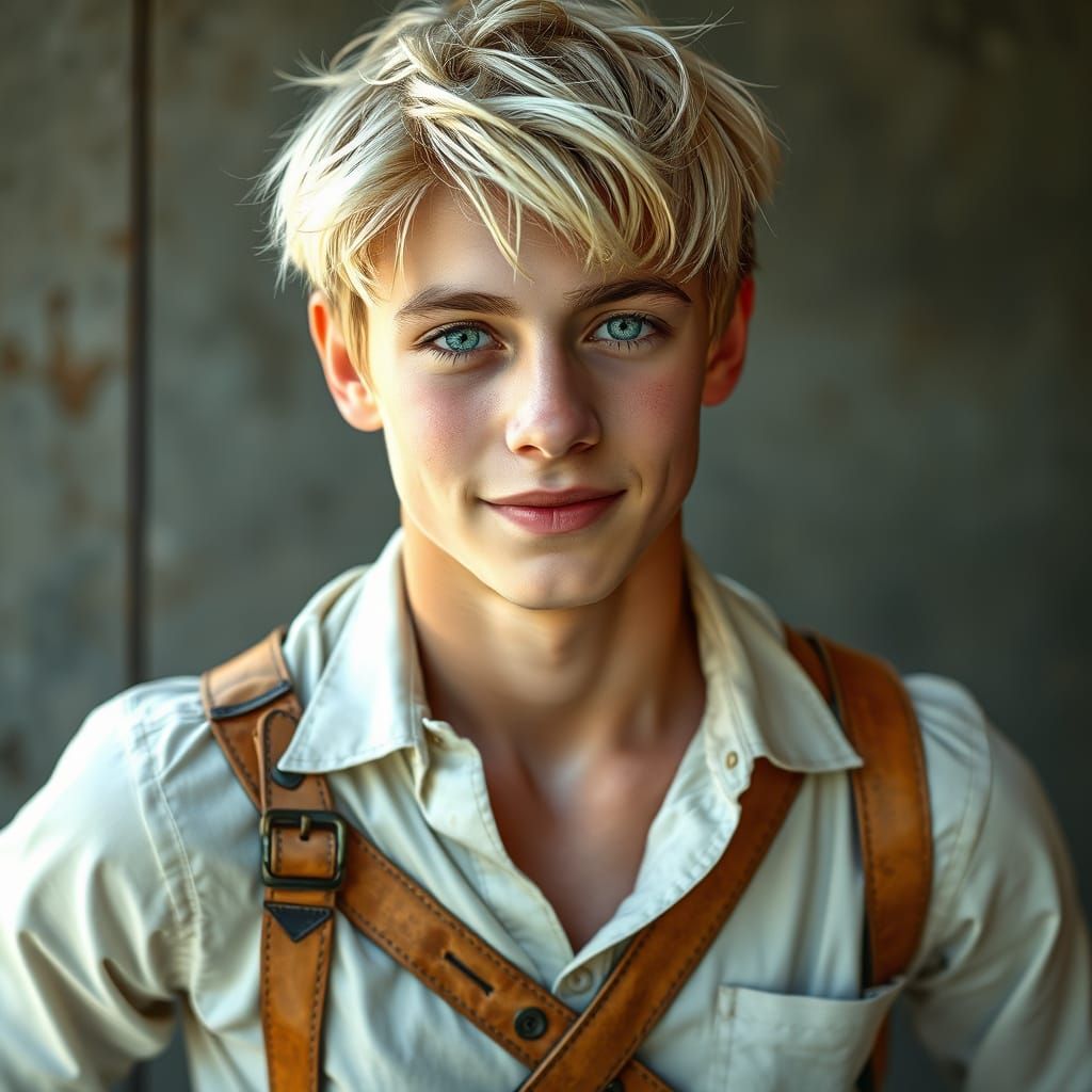 Effortless Youth in Vibrant Street Art Style