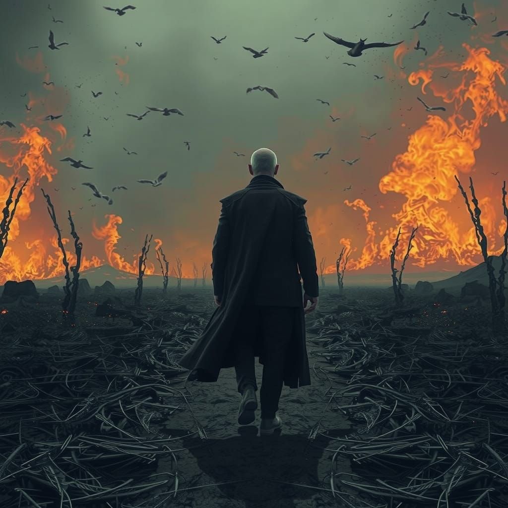 King of Hell: A Dramatic and Eerie Landscape