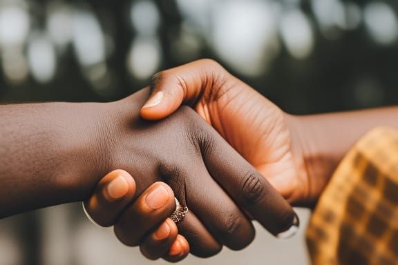 Professional Handshake in Natural Lighting