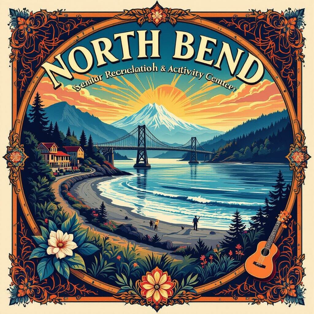 North Bend Senior Center Community Badge Splash Screen