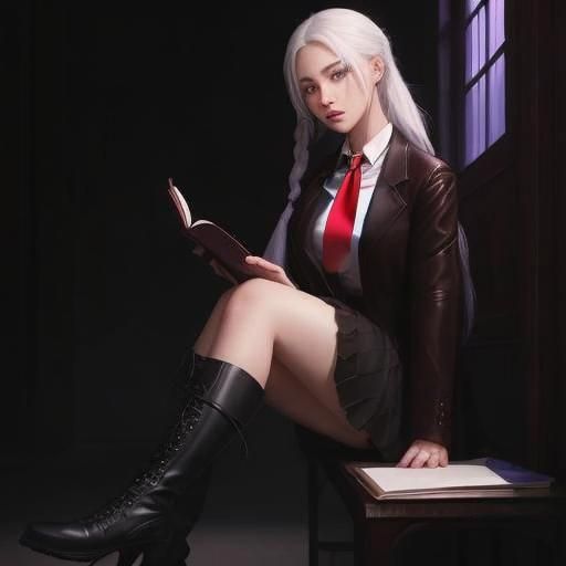 Striking Red Tie Close-Up