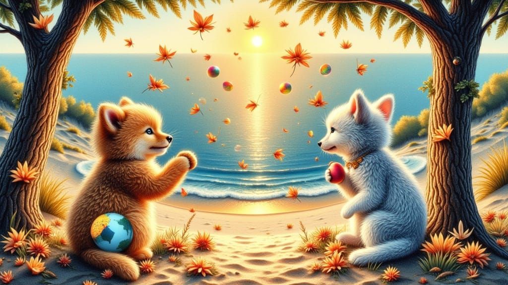 Vibrant Summer Goddess with Iridescent Flax Florals