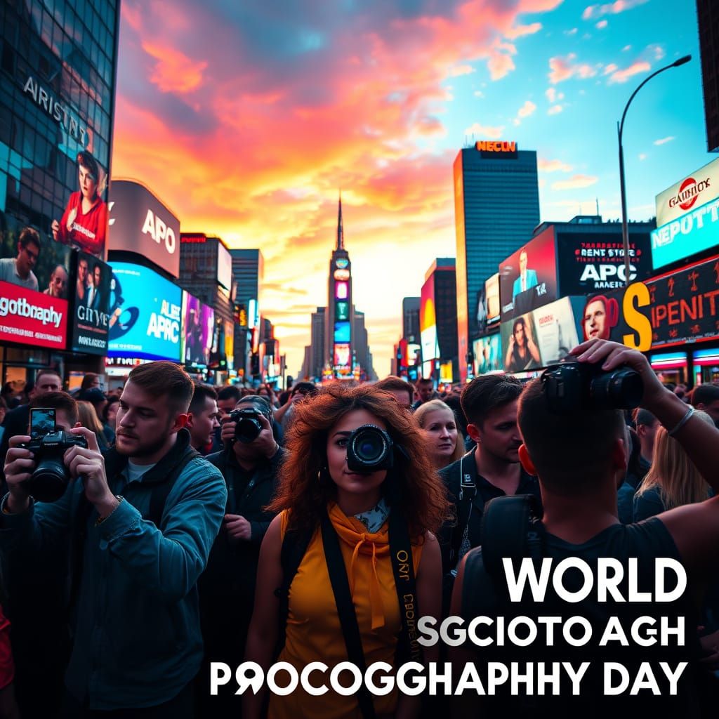 City Celebrates Photography Day with Vivid Colors