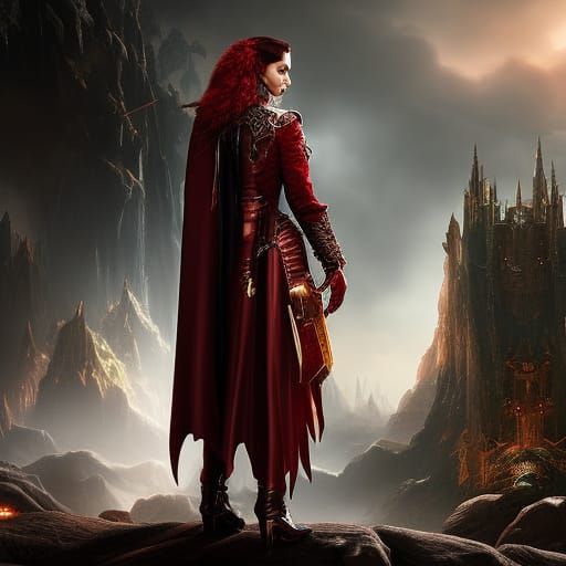 Epic portrait of Vampire