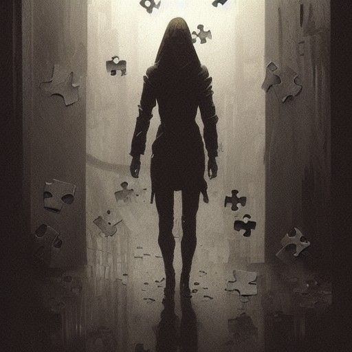 Sinister Puzzle in Fantasy Art Style