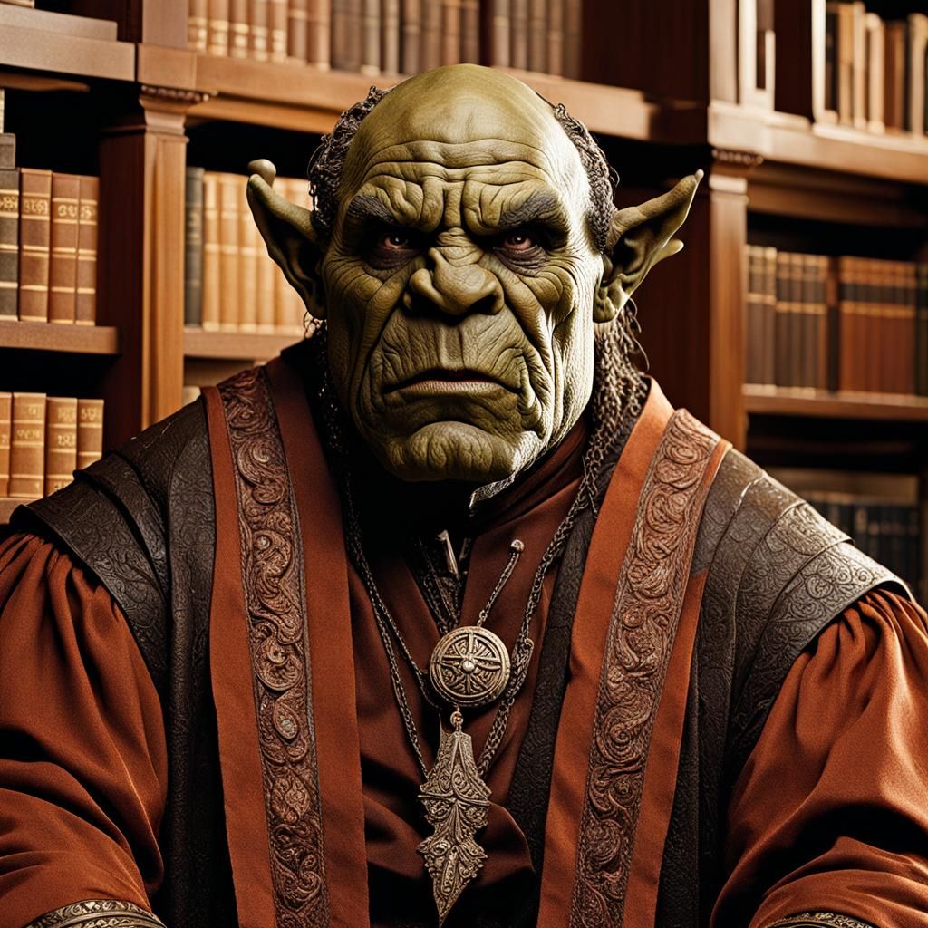 Orc Scholars in Libraries: Professional Color Portrait
