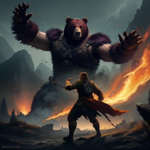 Archer vs. Bear: Dark Fantasy Masterpiece