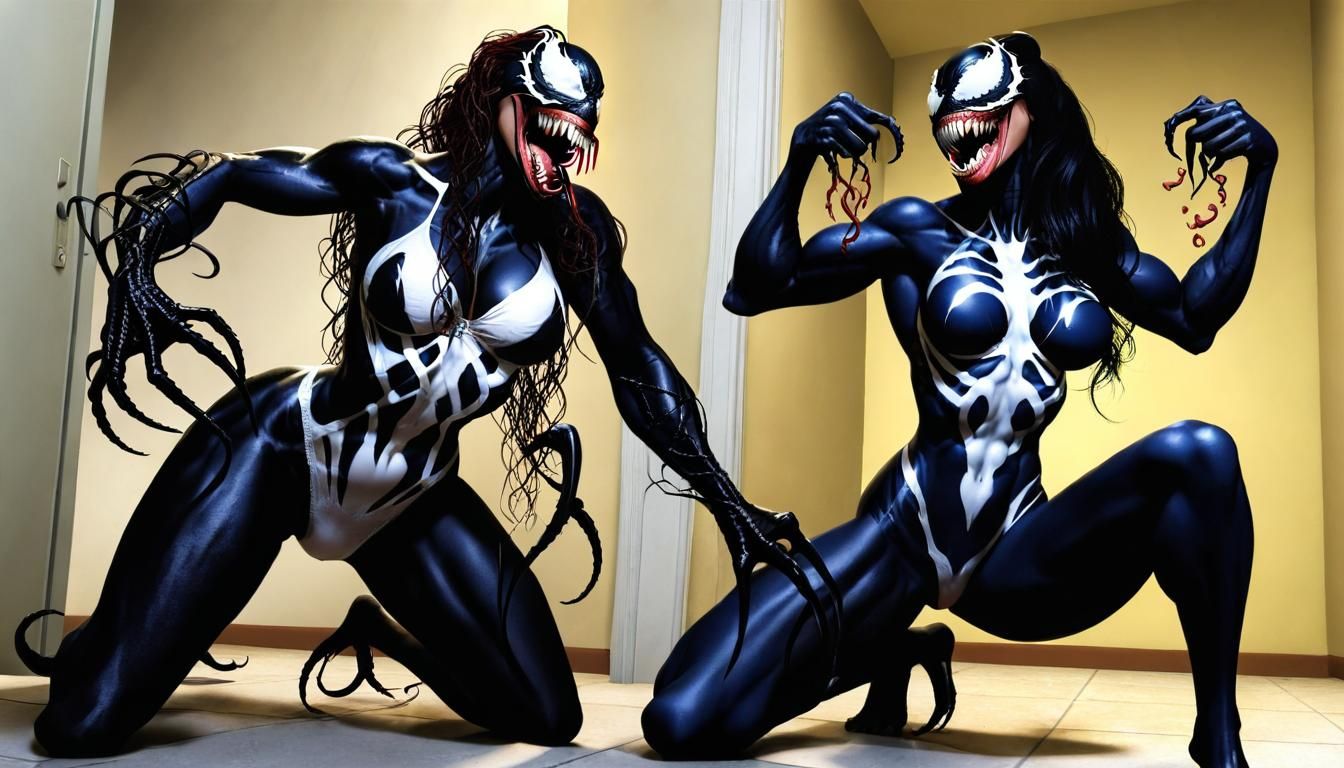 Jezebel Gnagey six and six and six as female venom undressin...