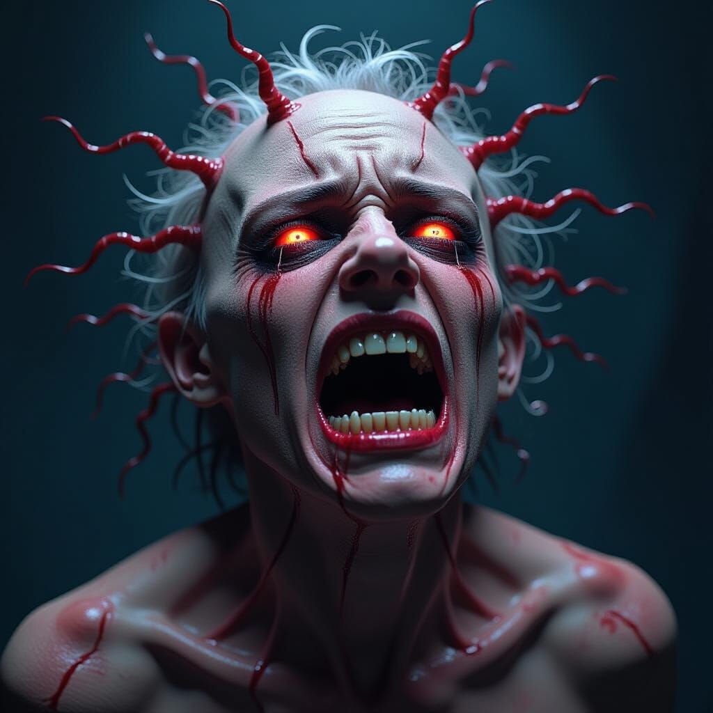 Terrifying Metamorphosis Concept Art in Surreal Realism