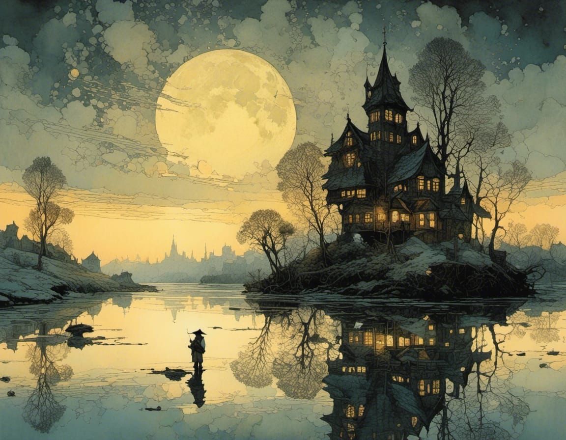 New Morning After Darkness: Impressionistic Landscape