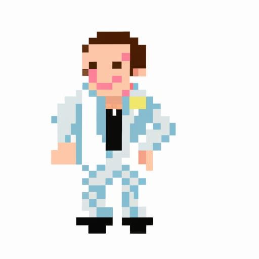 Leisure Suit Larry in Pixel Art Style