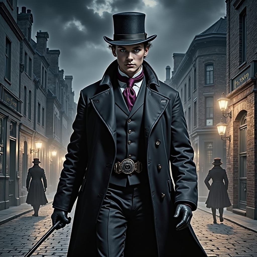 Vibrant Purple Hat in Golden Light, Inspired by Digital Pain...