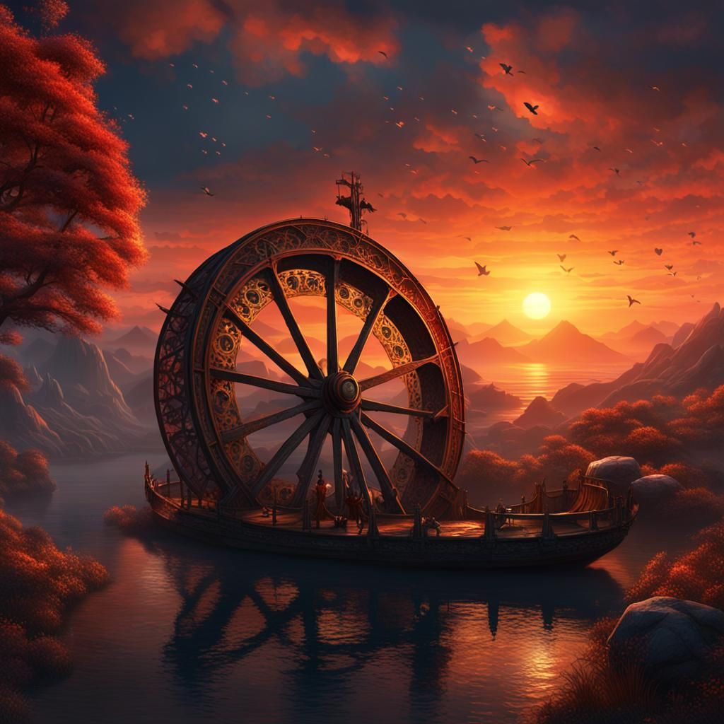 Fantastical Painting Exploring Peace and Love