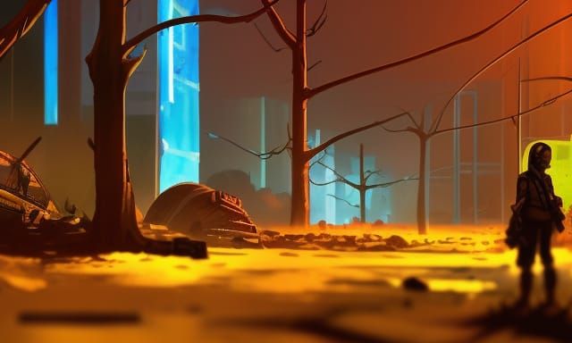 Glowing Fungus Zombie Apocalypse in New York