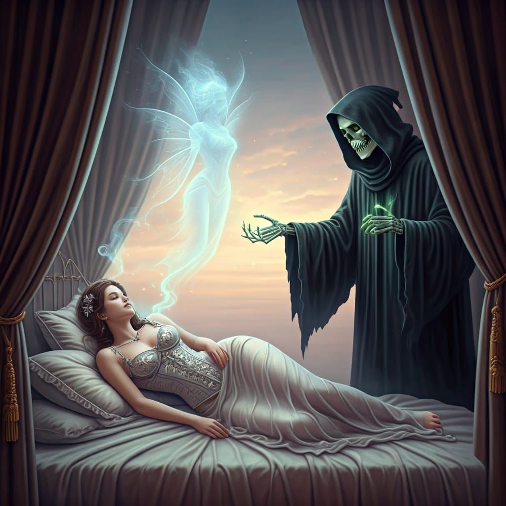 Fairy's Soul Observed by Grim Reaper