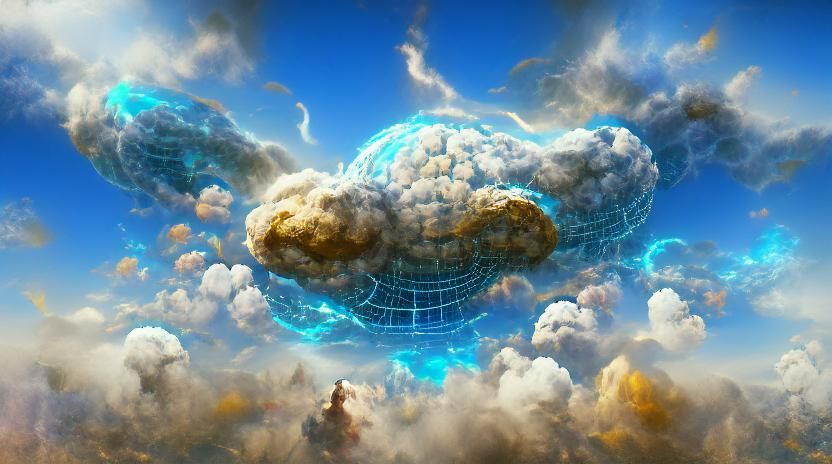 Cloud of Human Knowledge: Detailed Matte Painting