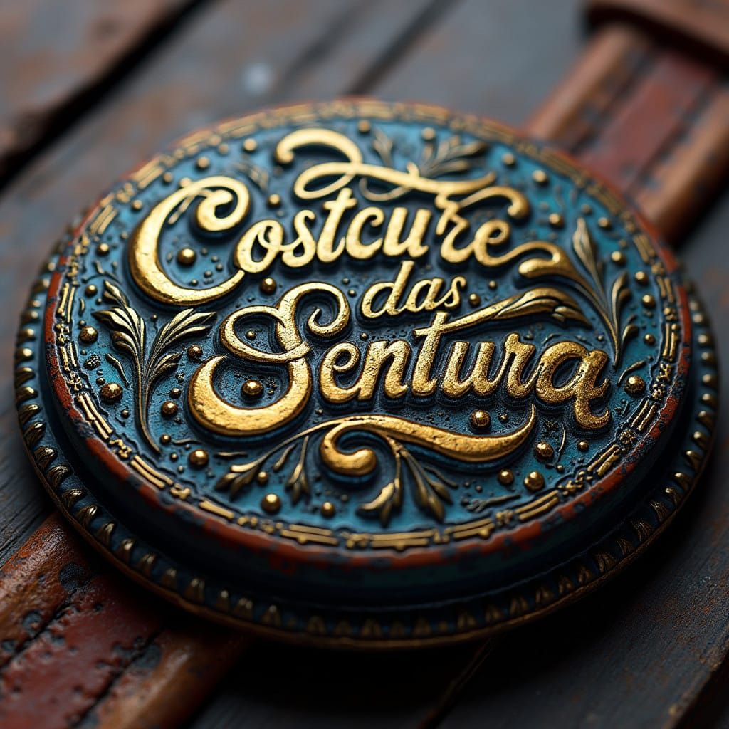 Elegant Emblem with Círculo de Costura das Senhoras e Socied...