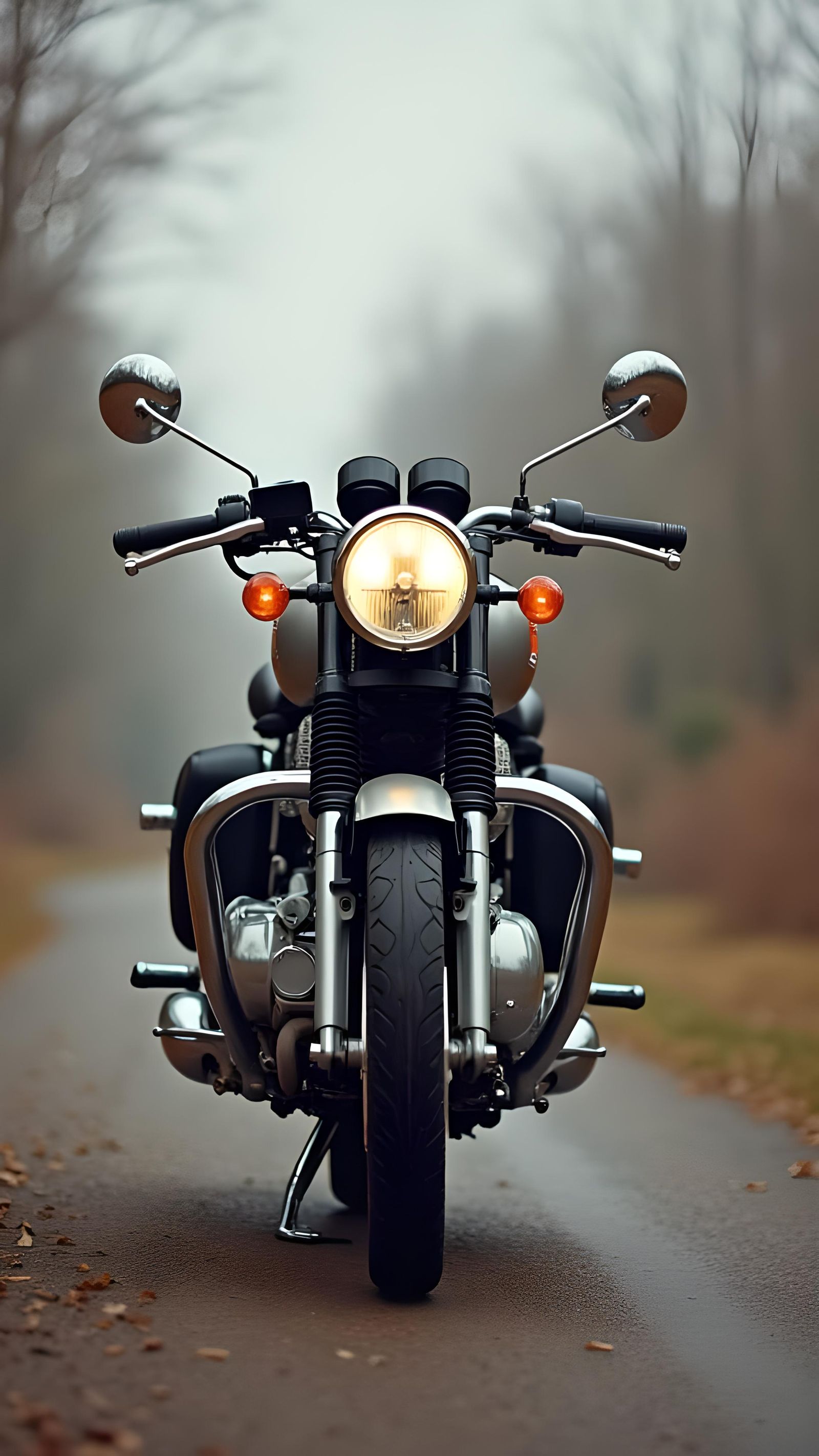 Classic Royal Enfield Motorcycle