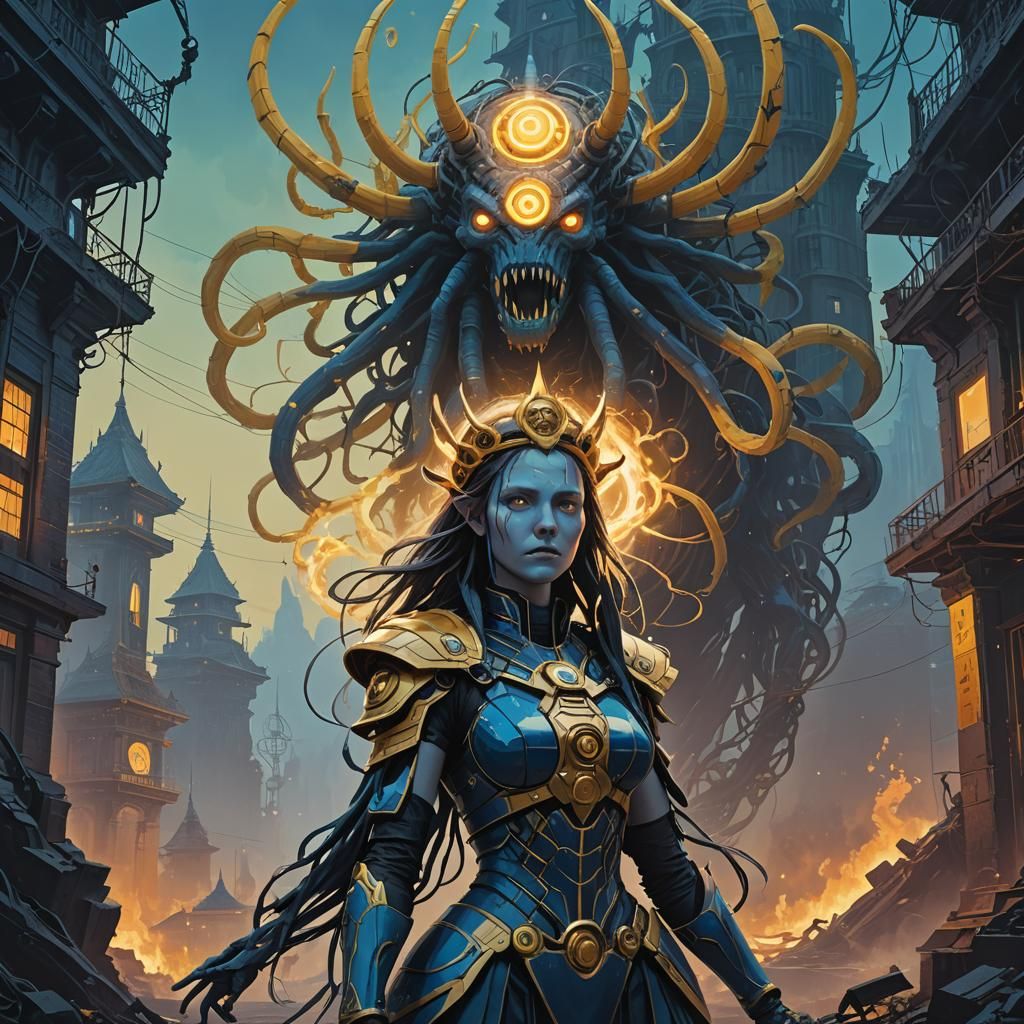 Ethereal Porcelain Princess Summons Electivire in Mystical R...