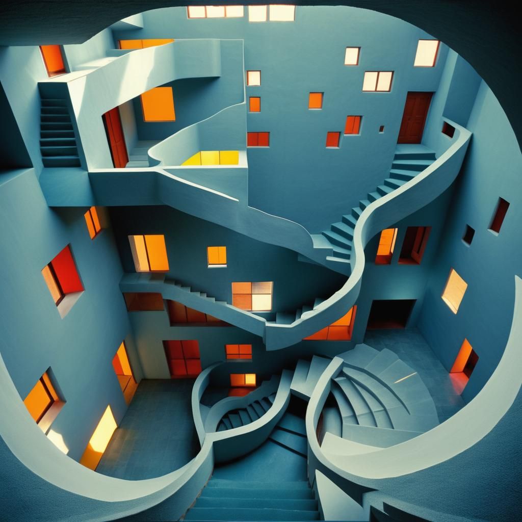 Surreal Interior Inspired by Luis Barragan Architecture