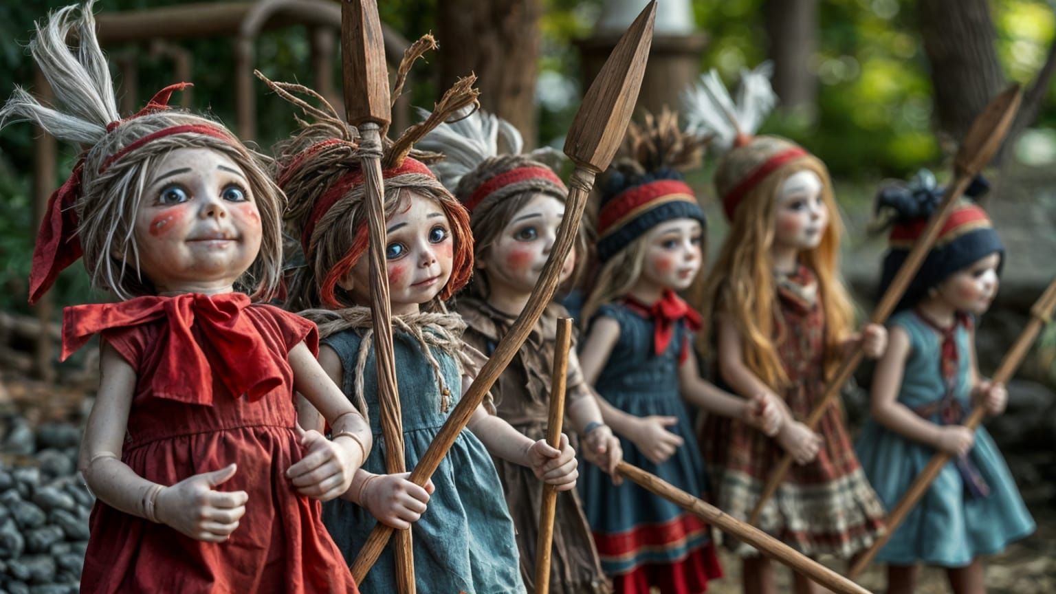 Primitive Rag Doll Warriors