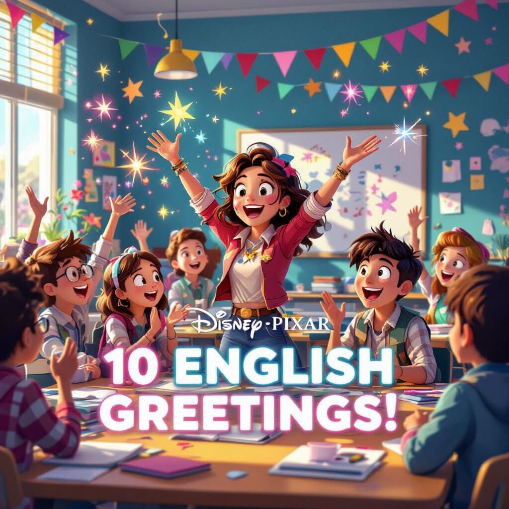 Classroom Scene in 3D Anime Art Style