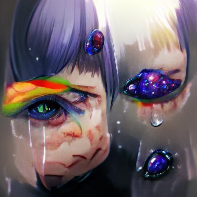 Rainbow Galaxy Pride: Abstract Cosmic Art