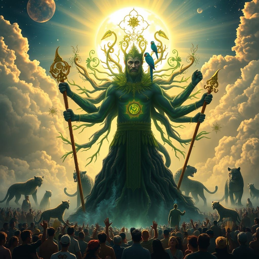 Celestial Leopard Shaman Saves World with Nature's Power