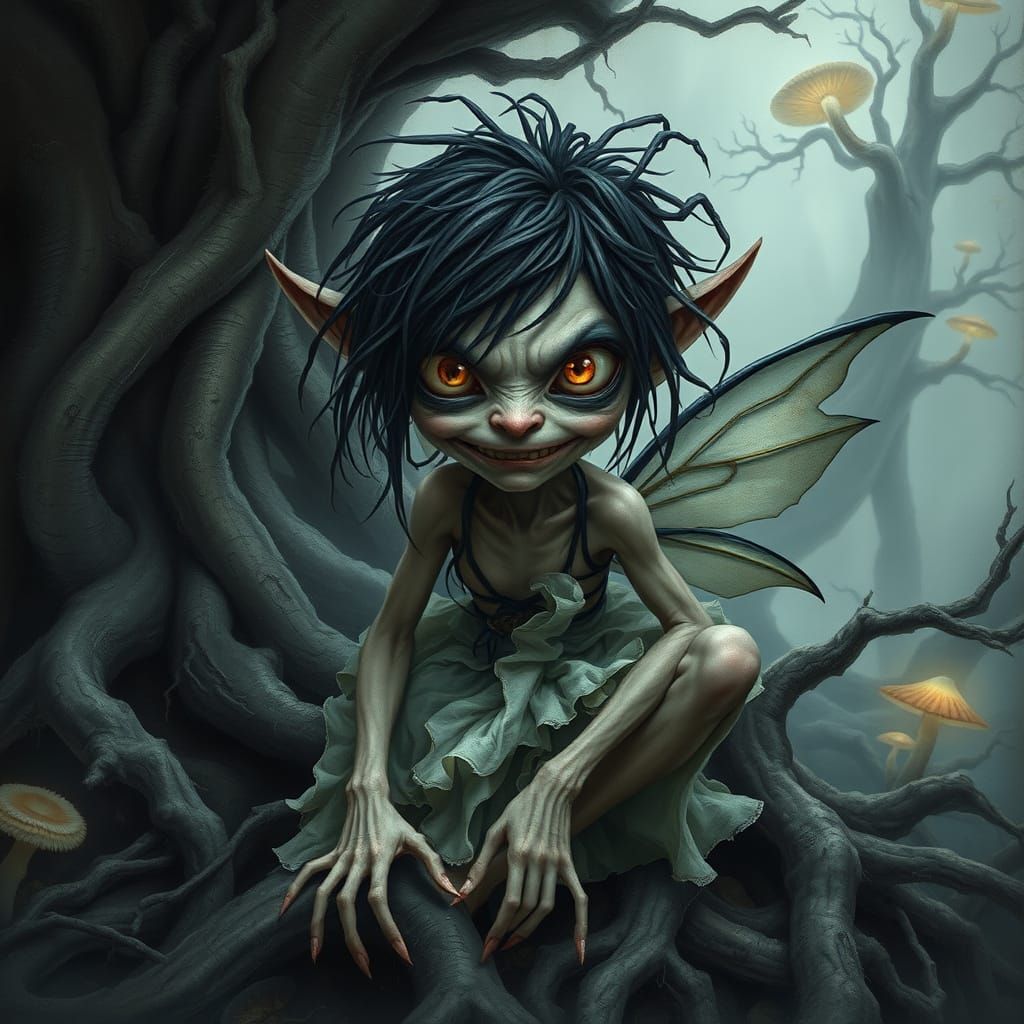 Ethereal Pixie Goddess of the Twisted Forest