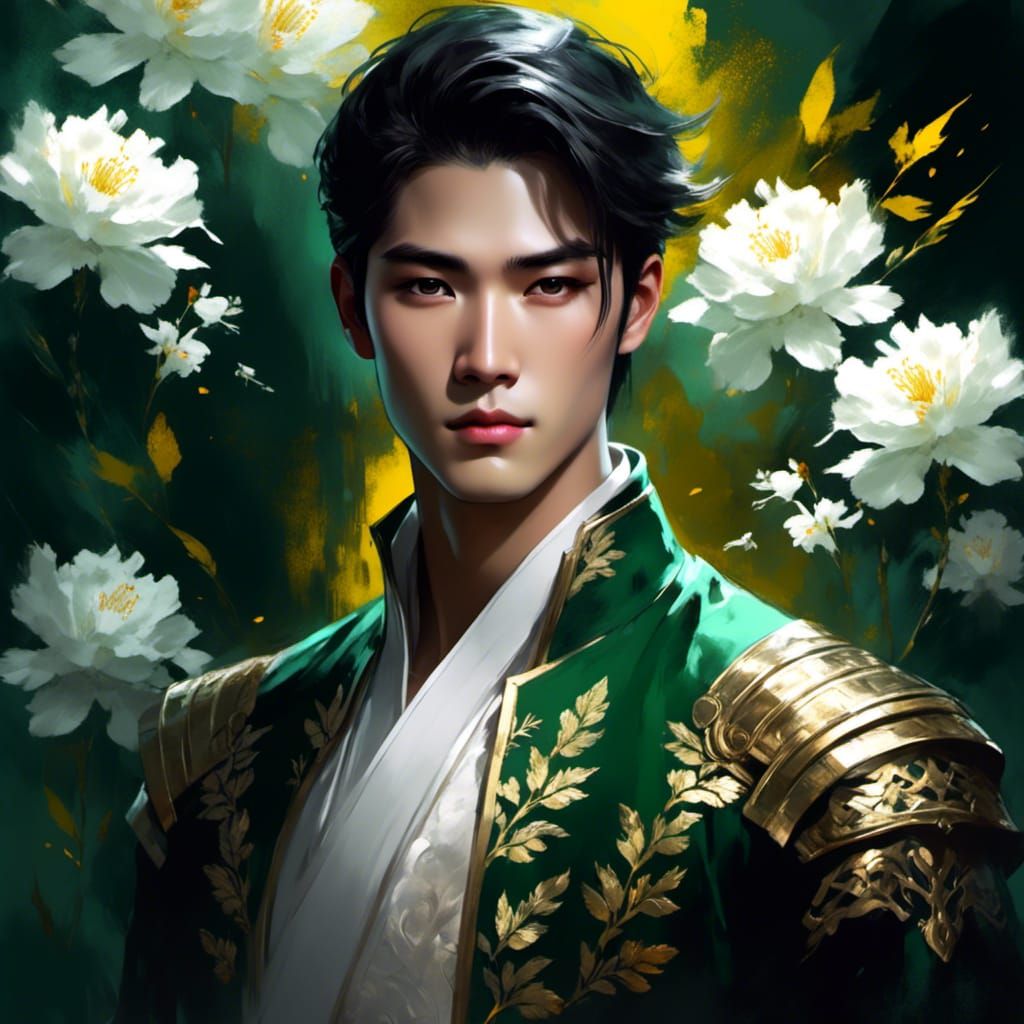 Fantasy Prince Portrait with Selective Color