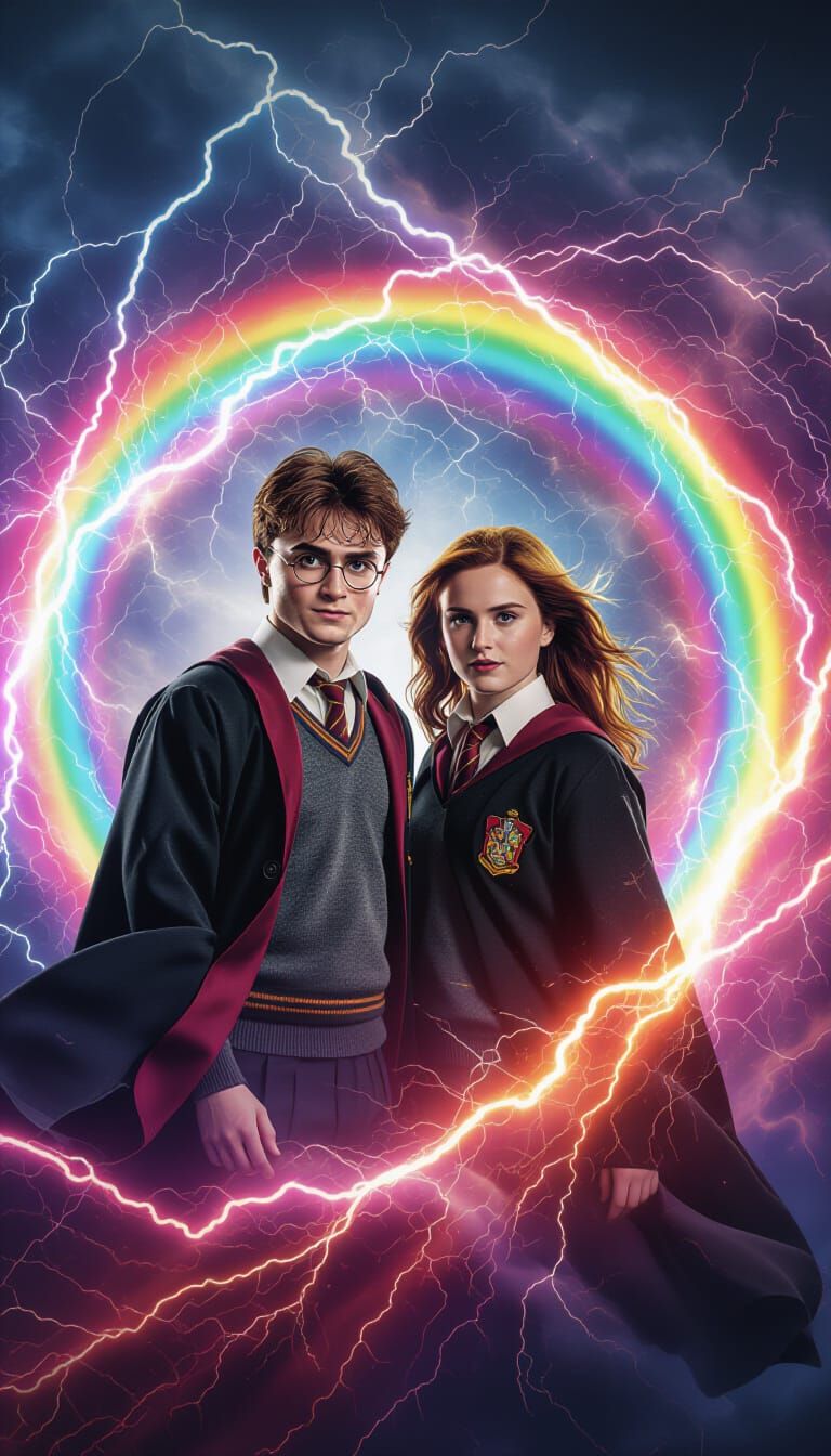 Harry Potter and Ginny Weasley in Electric Vortex