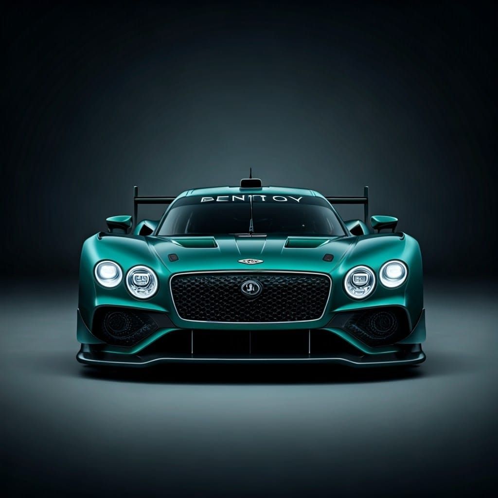 Bentley Futuristic Hypercar Le Mans Winner: Studio Photo