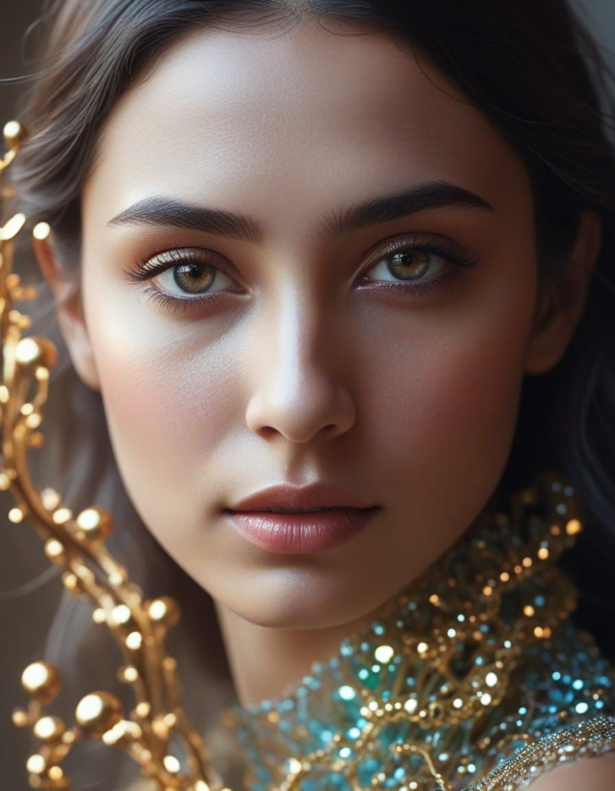 Enchantment unfolds in a serene, flowing embrace