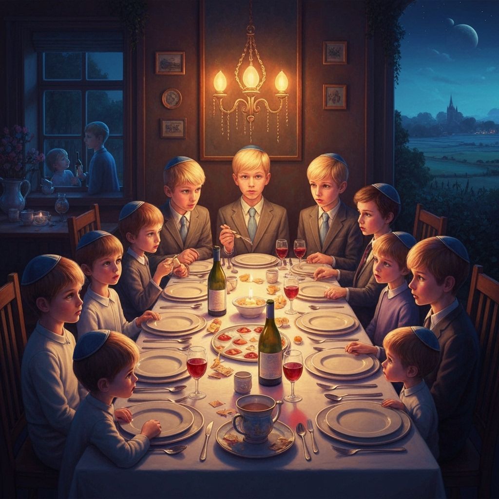 Passover Seder with Orthodox Jewish Family