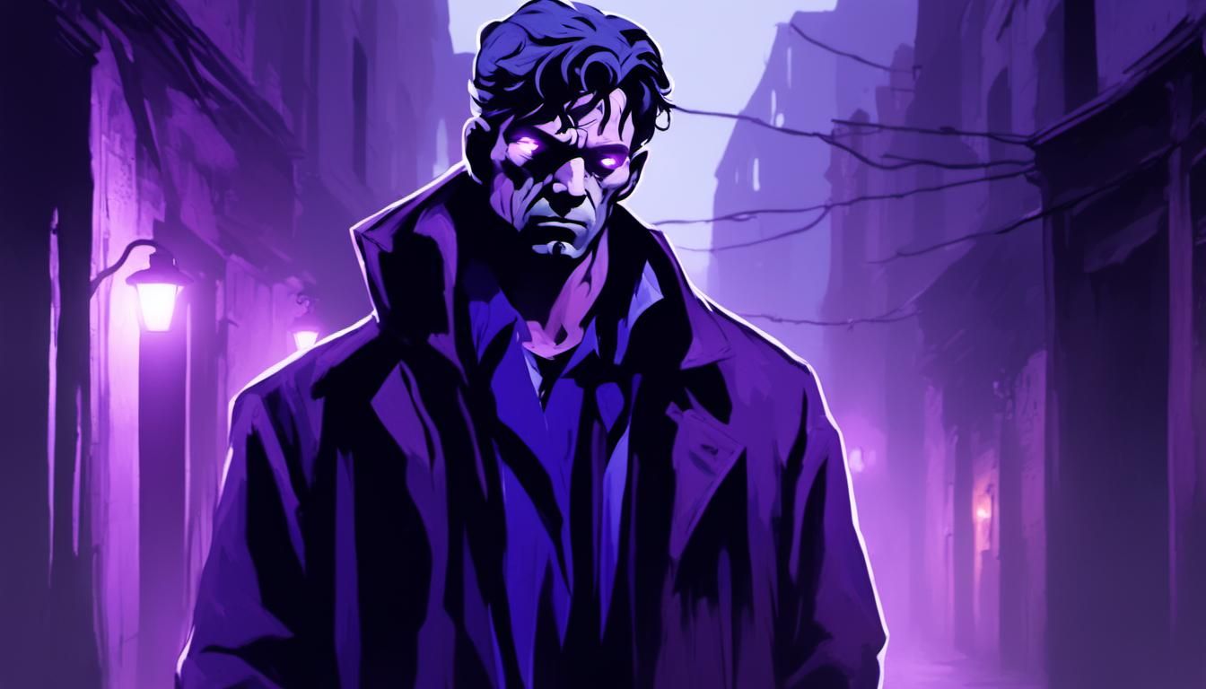 Old Soul in Dim Alleyway: Concept Art