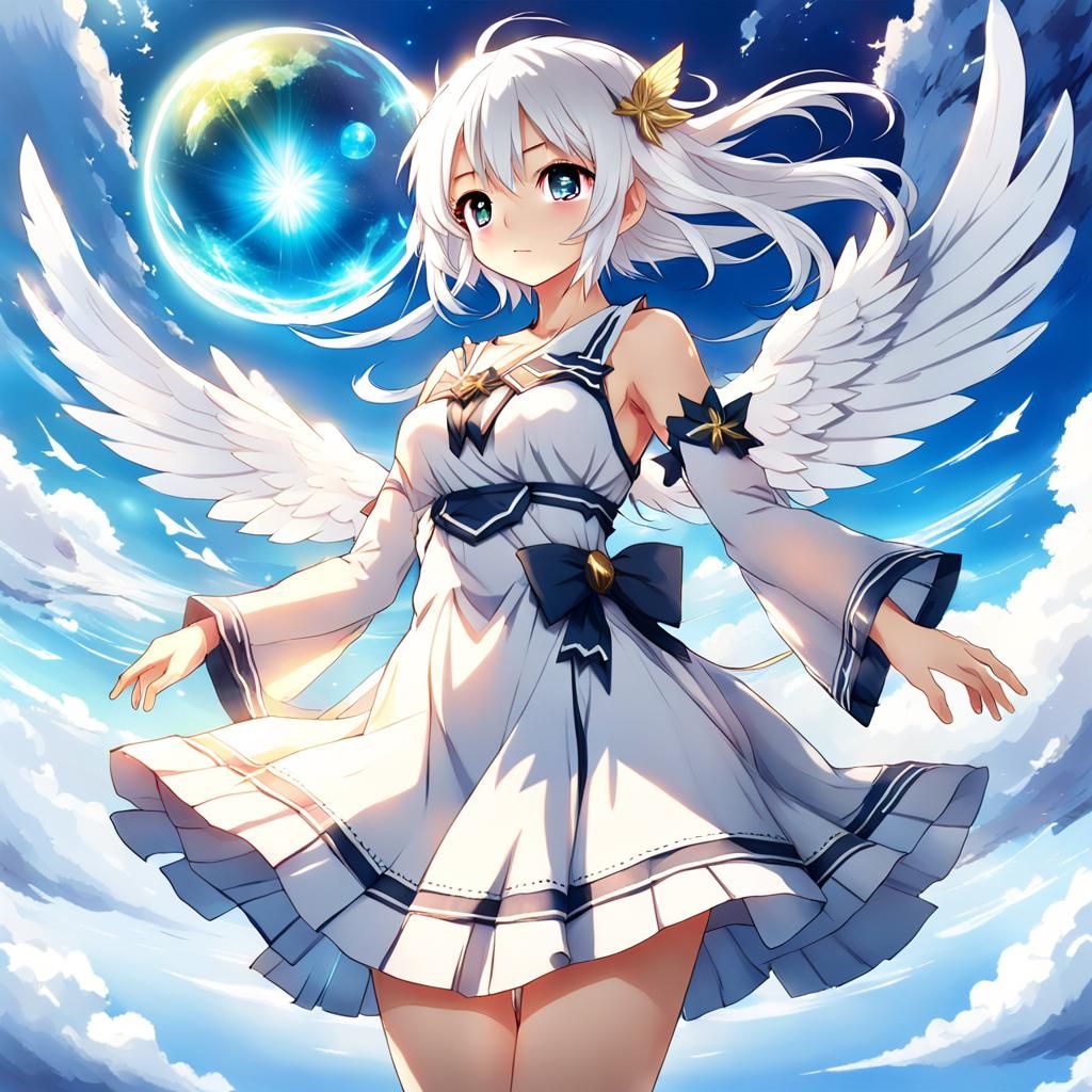 Anime Nature Spirit Controlling Air