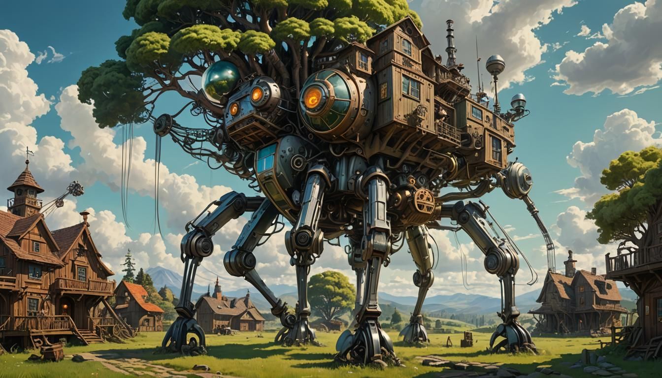 moving house on legs