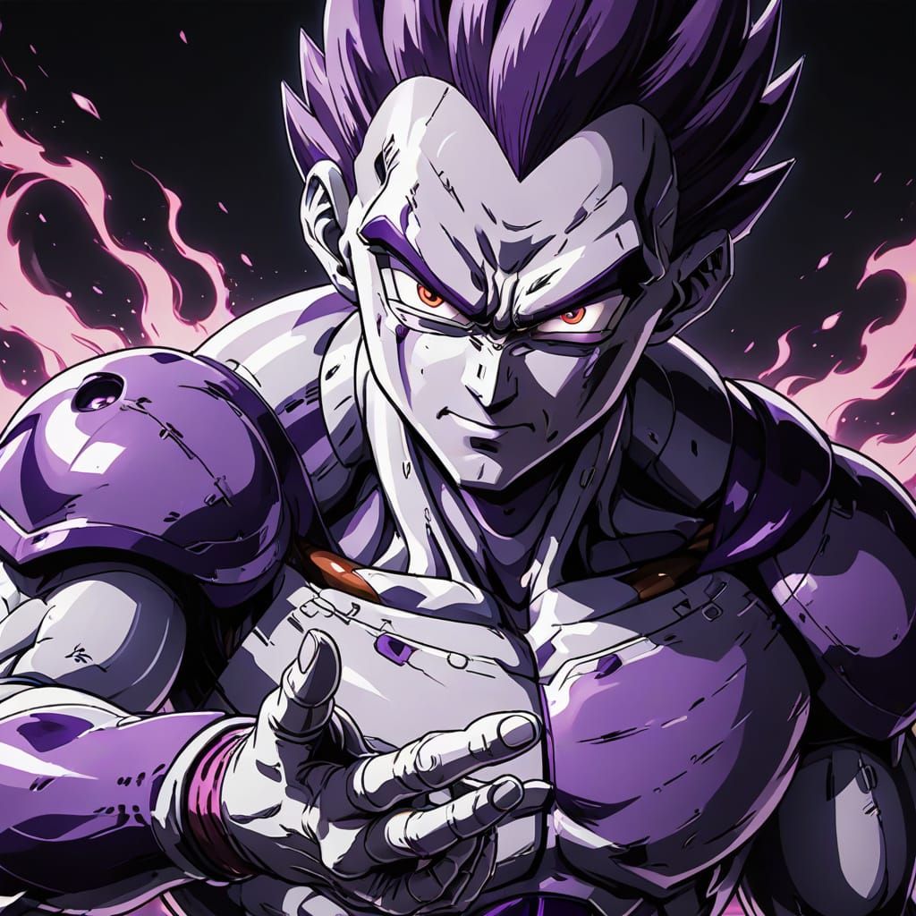 Cyberpunk Frieza Unleashes Death Beam