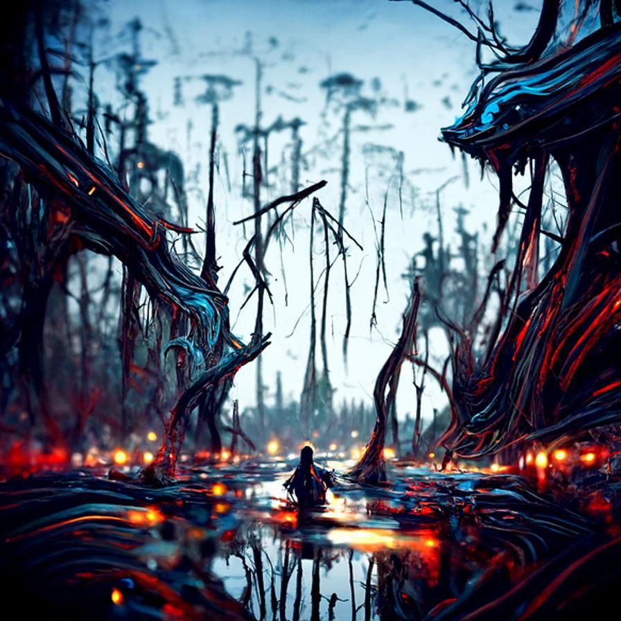 Fireflies at the Swamp