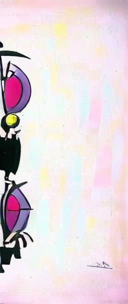 Chibi Magical Girl in Burtonesque Cyberpunk Style