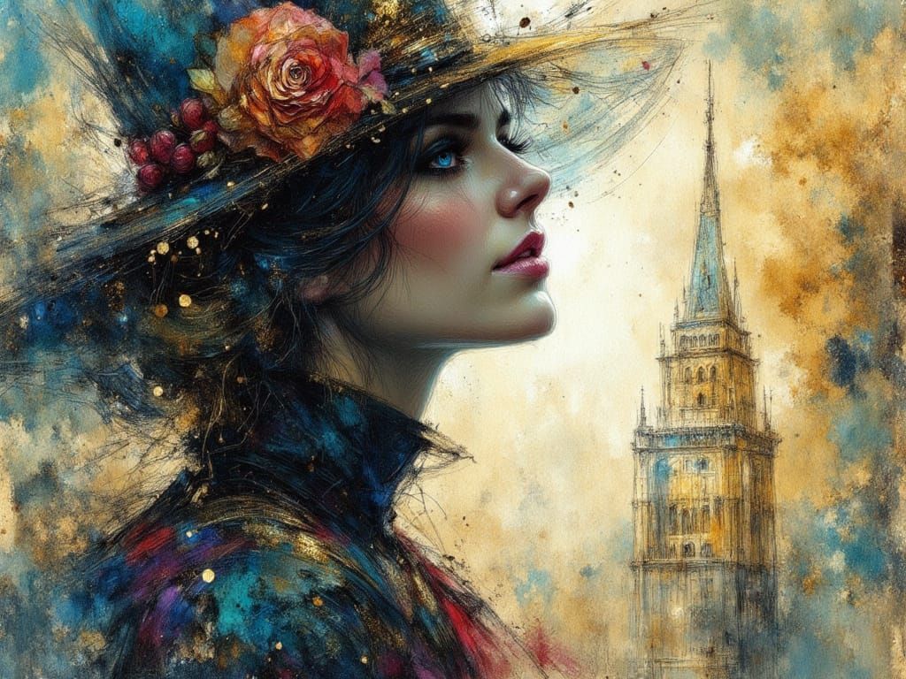 Silhouette of Breathtaking Beauty in Romantic Style