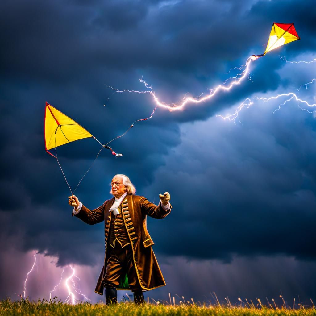 Benjamin Franklin's Lightning Experiment