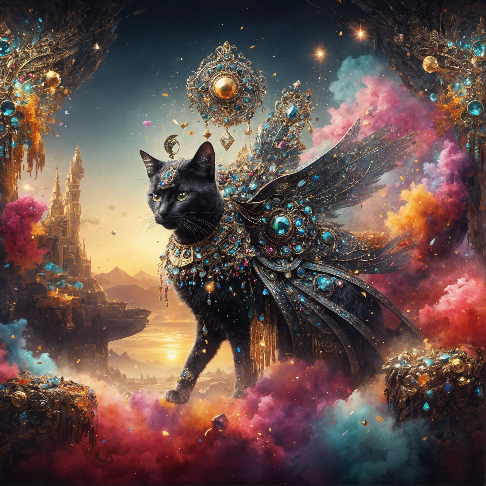 The Egyptian Black Cat