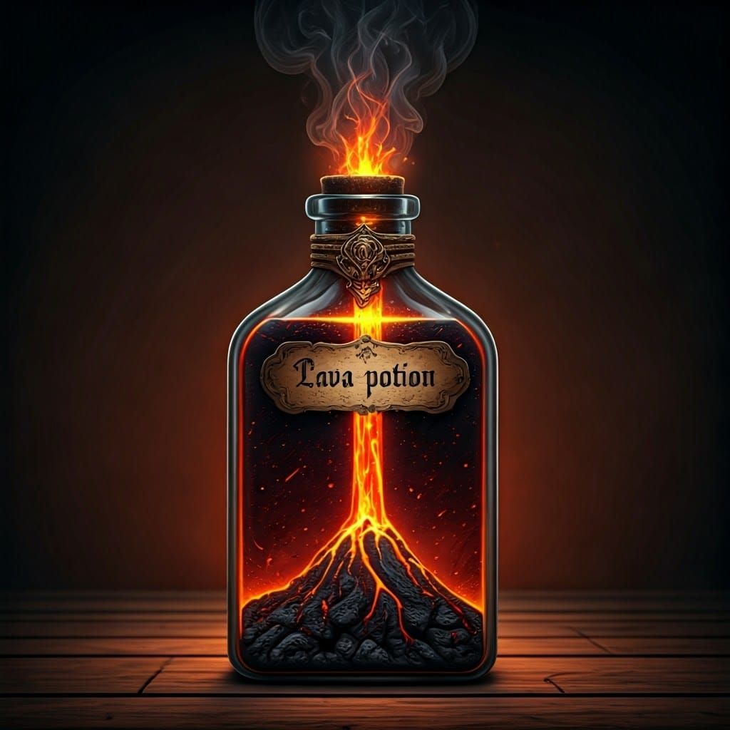 Burning Passion in a Worn Wooden Vessel