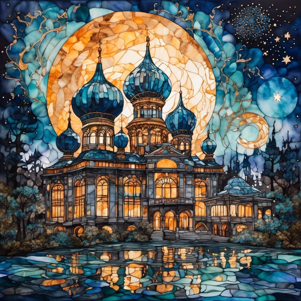 Palace of 1001 Nights with Astral Sky