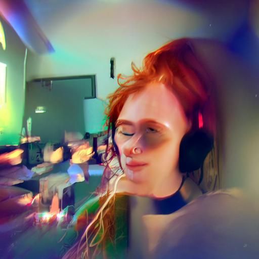 Redhead Girl's Psychedelic Indie Rock Recording