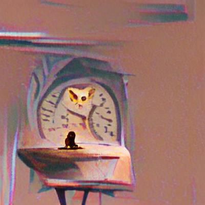 Owl Guardian at the Edge of Time