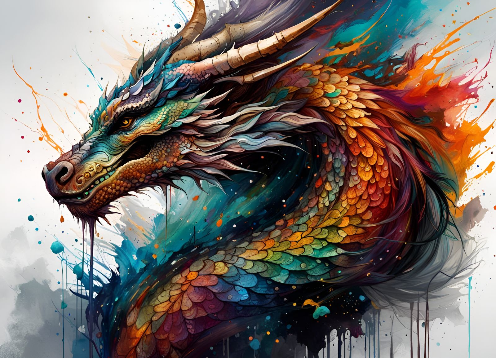 Majestic dragon