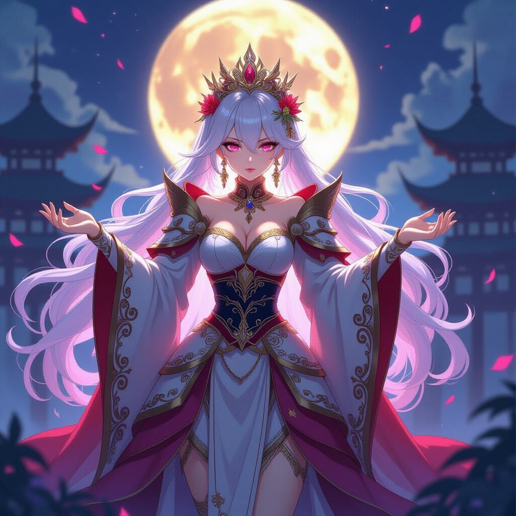 Radiant Queen Suppresses Night Rebellion: Anime Style