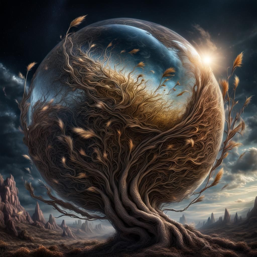 Cosmic Fantasy: The Seed Winds in Hyperrealism